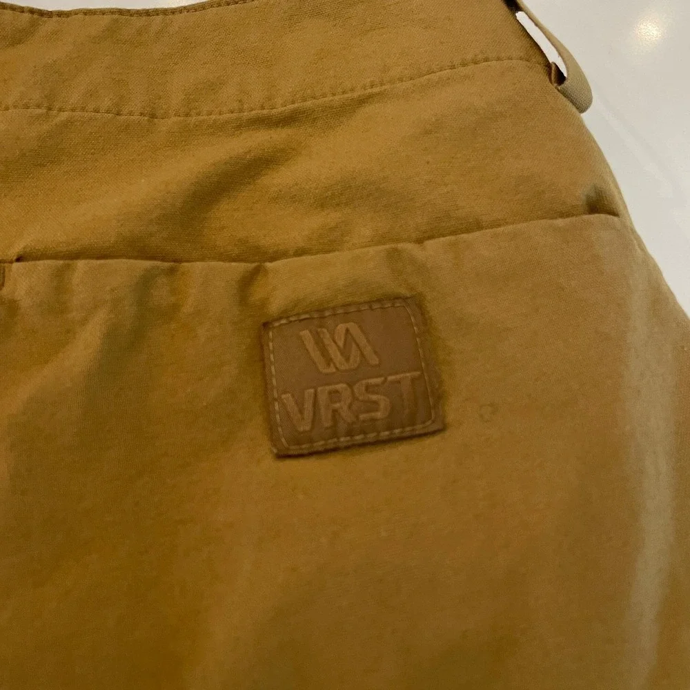 VRST Athletic Taper Mens Brown Chino Pants Size 36x32 Casual Trousers